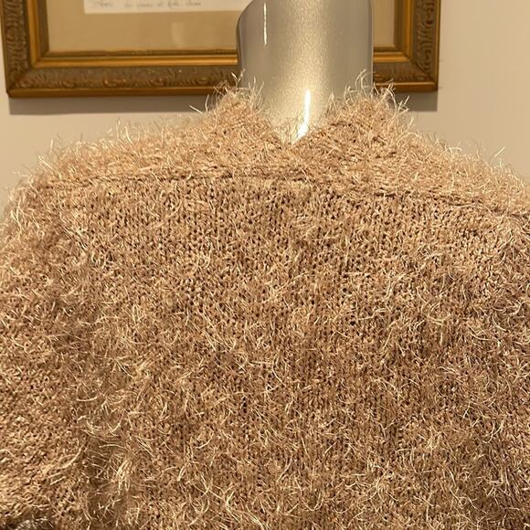 Adolfo Dominguez Open Front Jacket Cardigan Beige Size S - Picture 8 of 12